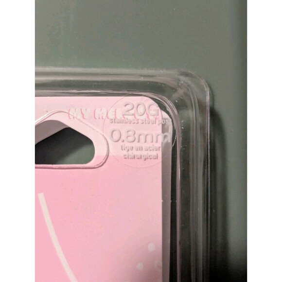 Sanrio Hello Kitty and Friends My Melody Nose Stud Stainless Steel Enamel 20G - Picture 3 of 4